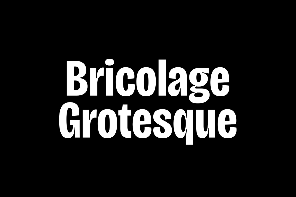 Typography Bricolage Grotesque